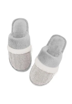 Pantuflas de peluche suaves con espuma de memoria MAXTOP Unisex