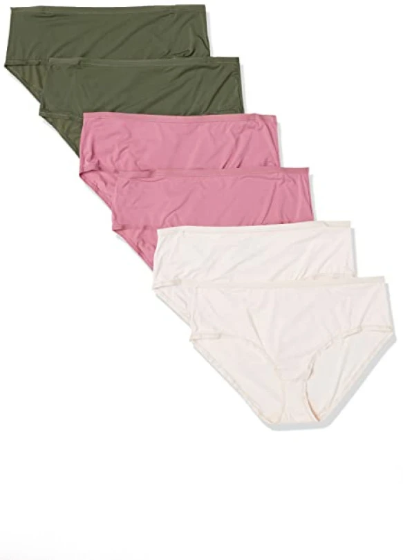 main_image_Ropa interior de corte medio alto para mujer, pack de 6.