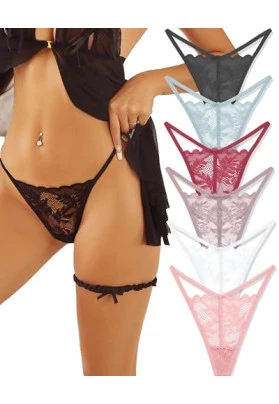 Tanga de encaje All of Me, pack de 6 unidades por 12,7€