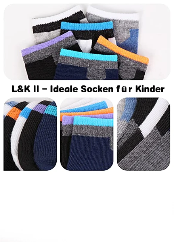 1_12 Pares de calcetines de algodón infantiles Libella Vistoso 2116VA