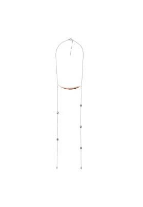 Breil - Collar Airy - acero y cristales Swarovski® - plateado y rosa dorado