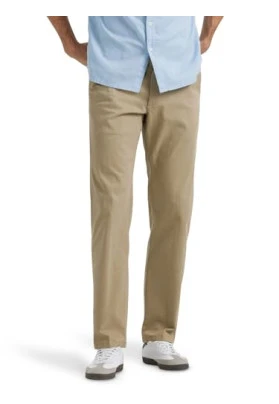 Pantalón plano Hombre Jeans Flat Front Straight XM Regular Fit.