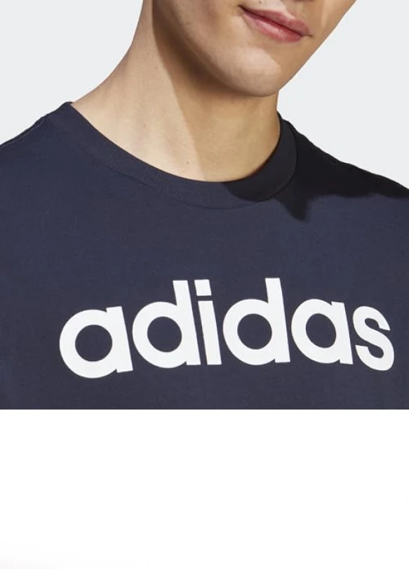 2_Camiseta adidas Essentials Linear Logo bordado para hombre