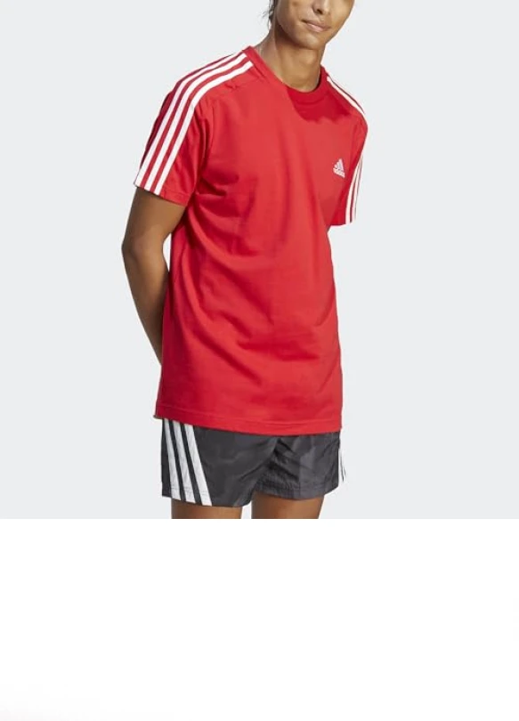 4_Camiseta de manga corta adidas Essentials 3-stripes para hombre