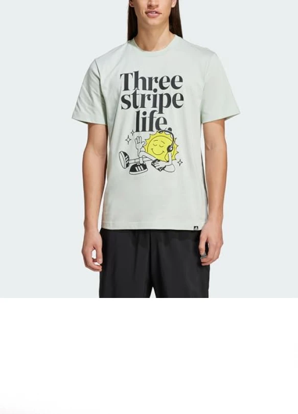 3_Camiseta gráfica adidas Positivity para hombre