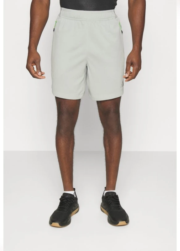 1_HIIT BETTER - Pantalón corto de deporte - silver-coloured