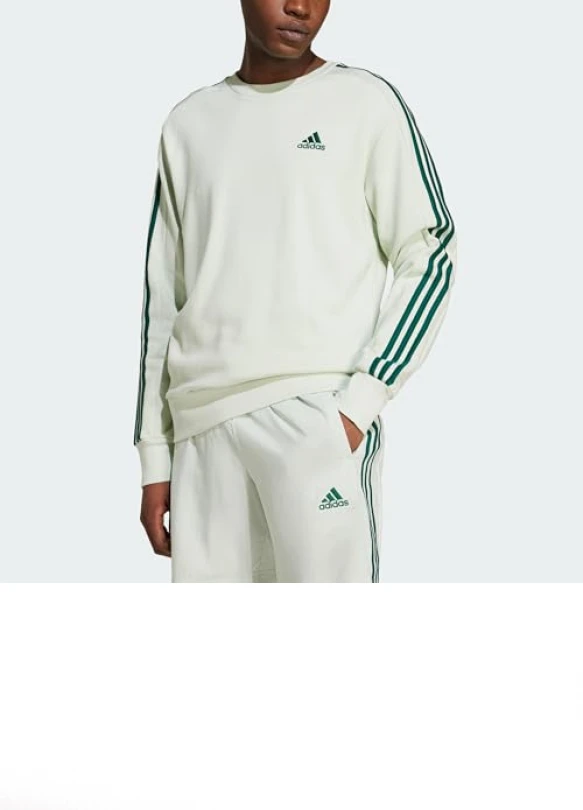 4_Sudadera adidas Essentials French Terry 3-stripes para hombre