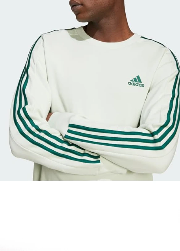 2_Sudadera adidas Essentials French Terry 3-stripes para hombre