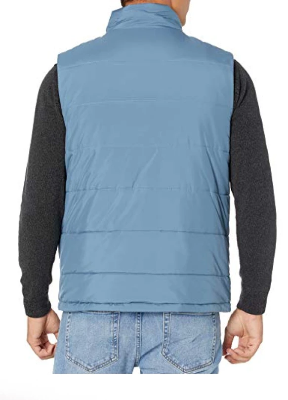1_Chaleco Acolchado de Grosor Medio Amazon Essentials para Hombre