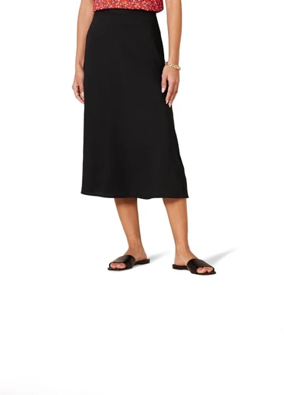 main_image_Falda Midi de Georgette Amazon Essentials para Mujer