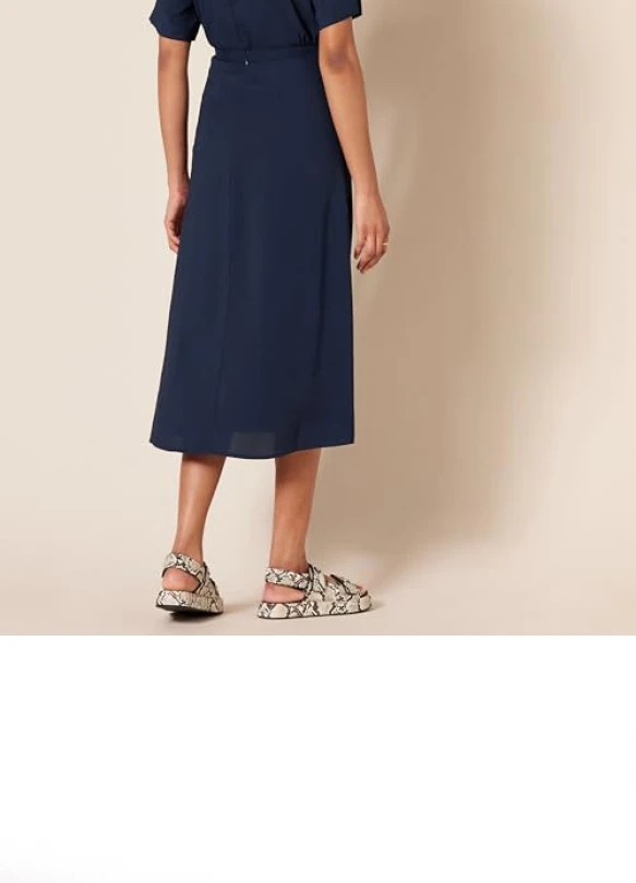 1_Falda Midi de Georgette por Amazon Essentials para mujer