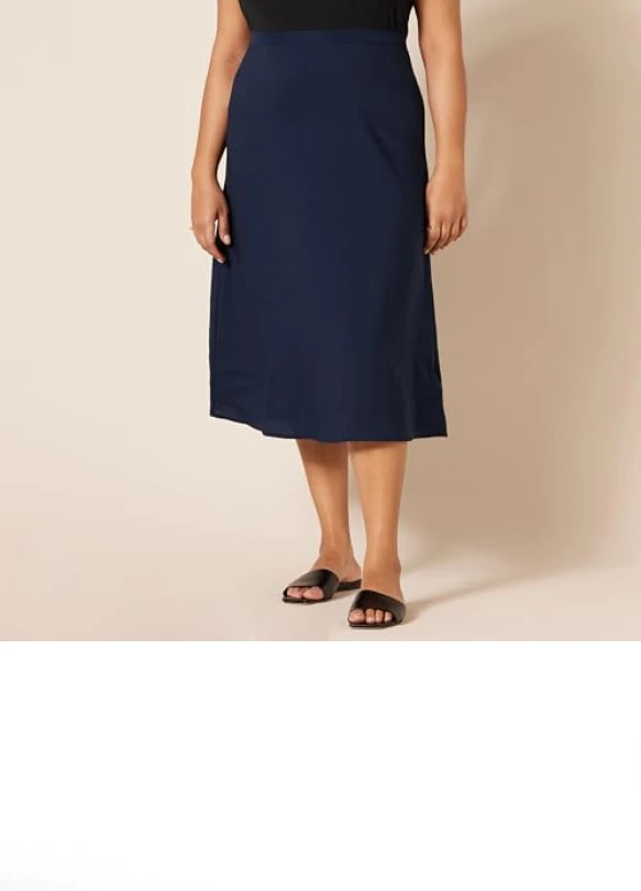 4_Falda Midi de Georgette por Amazon Essentials para mujer
