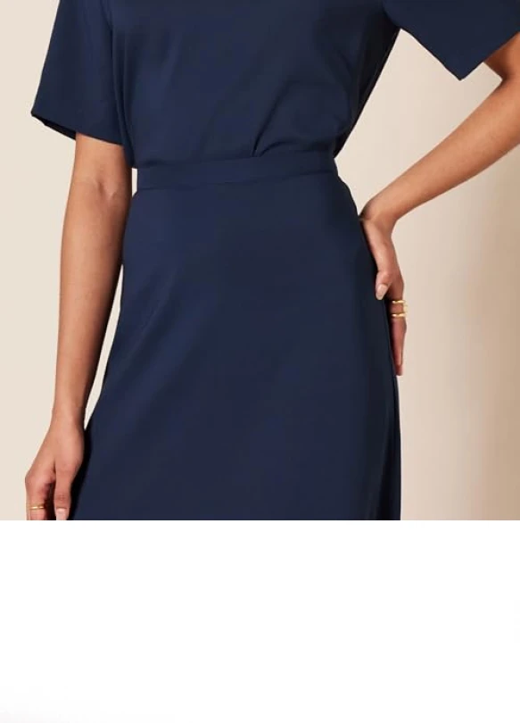2_Falda Midi de Georgette por Amazon Essentials para mujer