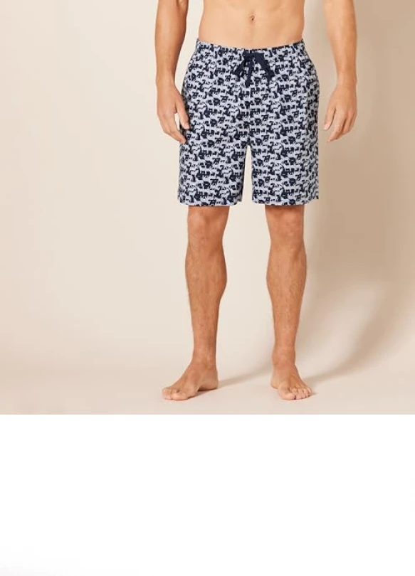 1_Pantalones cortos de pijama de popelina, pack de 2, Amazon Essentials