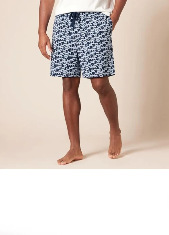 5_Pantalones cortos de pijama de popelina, pack de 2, Amazon Essentials