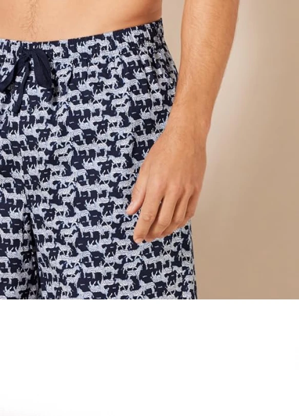 3_Pantalones cortos de pijama de popelina, pack de 2, Amazon Essentials