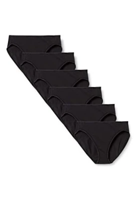 Ropa interior de algodón con pernera alta Amazon Essentials, Pack de 6
