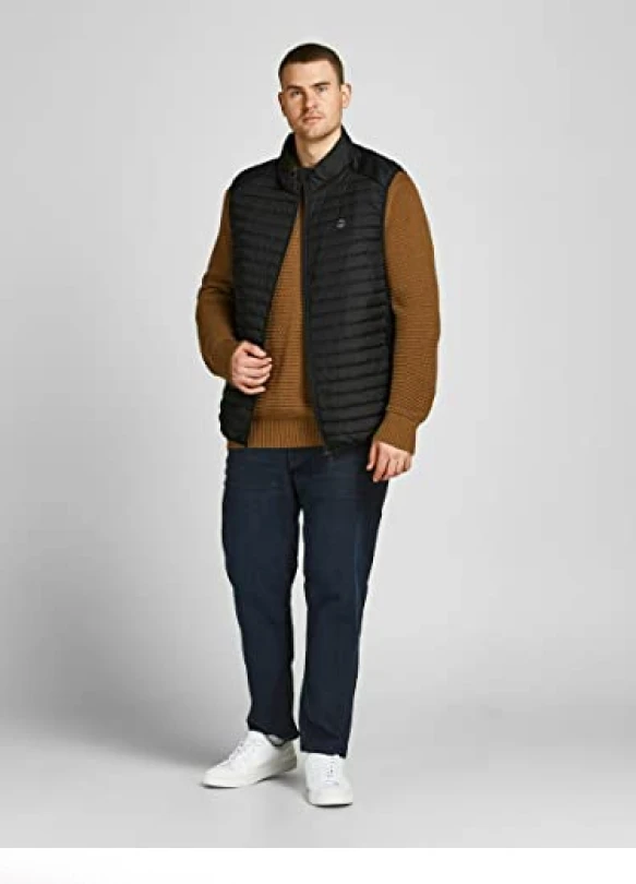 4_Chaleco acolchado JACK&JONES PLUS Jjemulti Collar para hombre