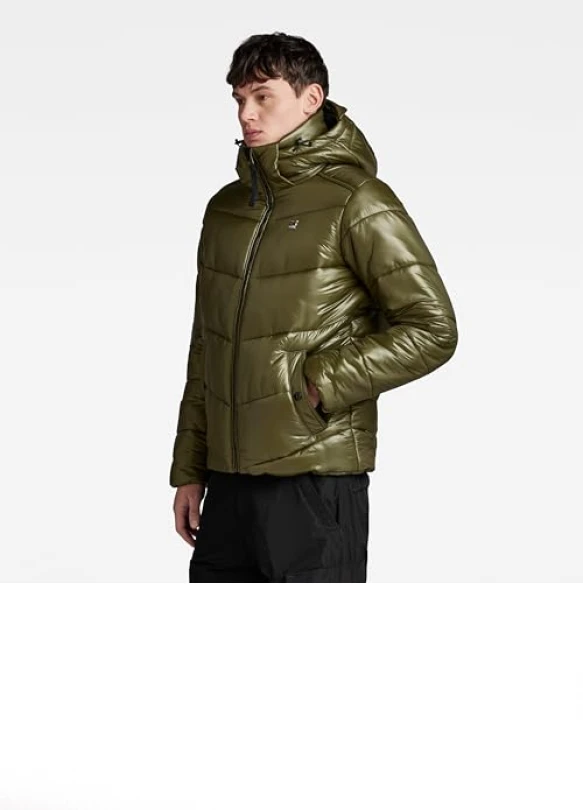 1_Chaqueta acolchada con capucha G-Star RAW Padded Hooded Puffer.
