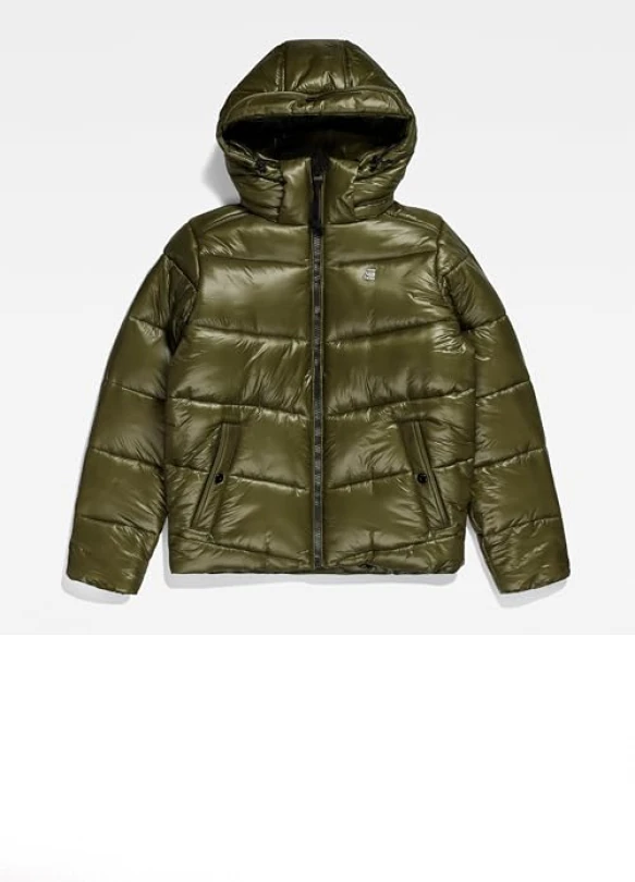 3_Chaqueta acolchada con capucha G-Star RAW Padded Hooded Puffer.