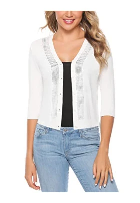 Chaqueta corta Sykooria con mangas 3/4 para mujer