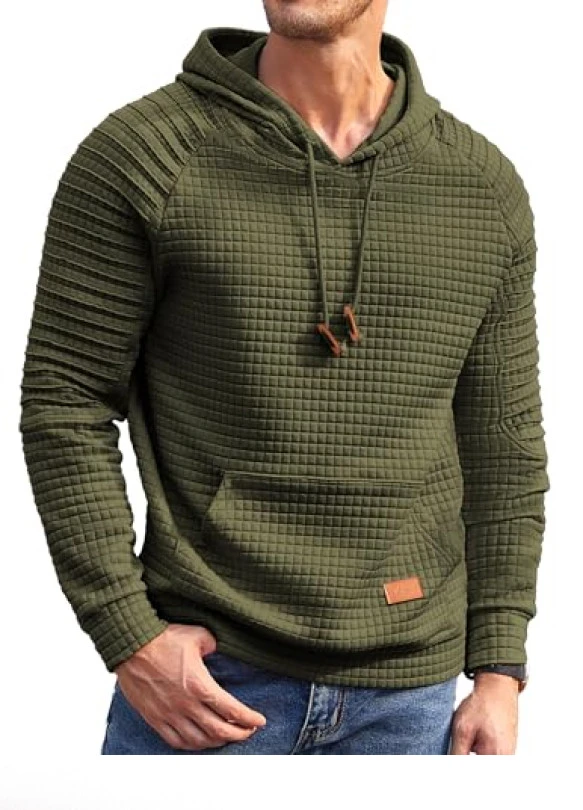 main_image_Sudadera con capucha COOFANDY de manga larga para hombre.