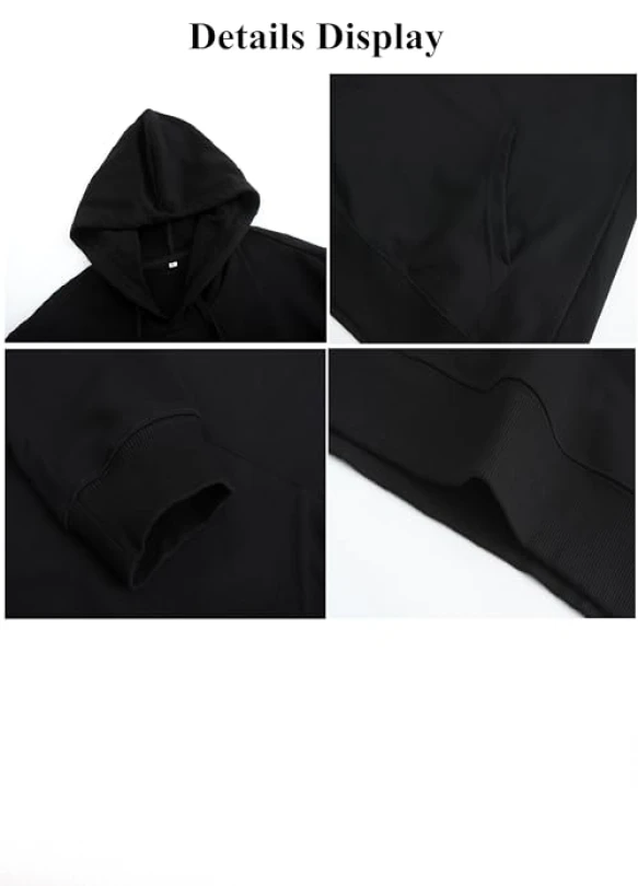 5_Sudadera con capucha para hombre, HOTCAT, manga larga, informal.