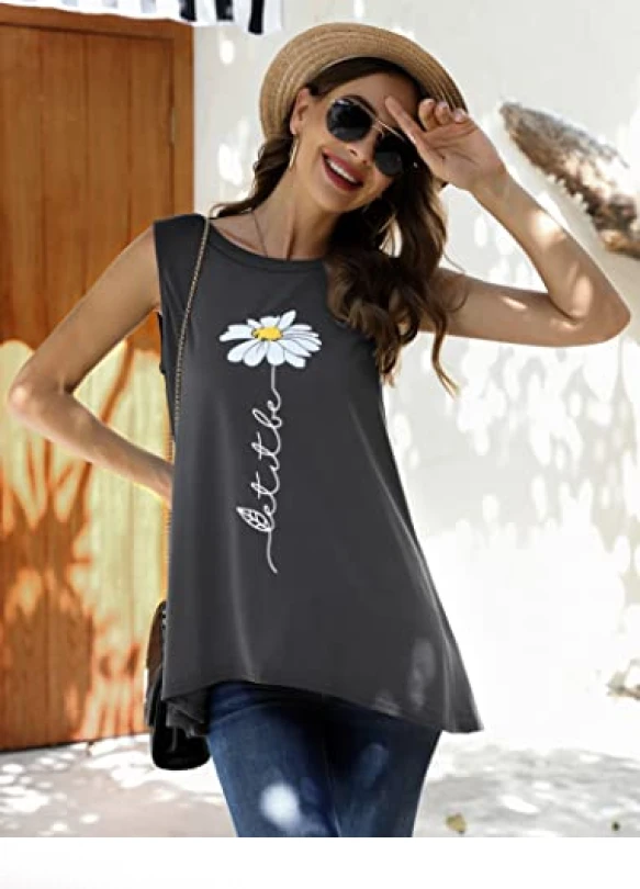 1_Migcaput: Elegante Chaleco sin Mangas para Mujer - Estilo Camiseta