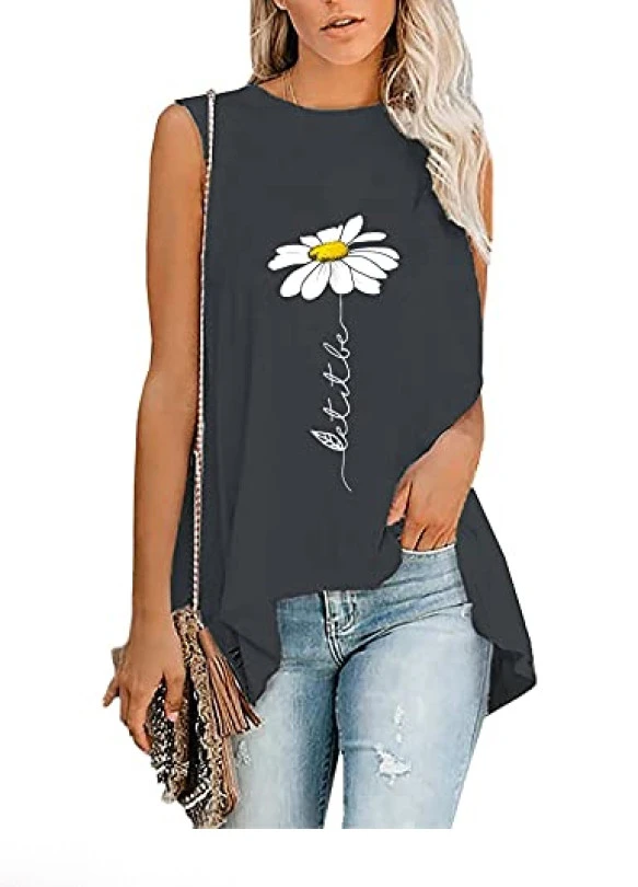 main_image_Migcaput: Elegante Chaleco sin Mangas para Mujer - Estilo Camiseta