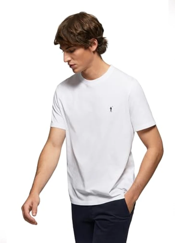 5_Polo Club Pack 5 Camisetas Algodón para Hombre con Logo Bordado