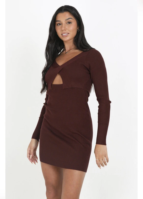 main_image_Vestido de punto con abertura