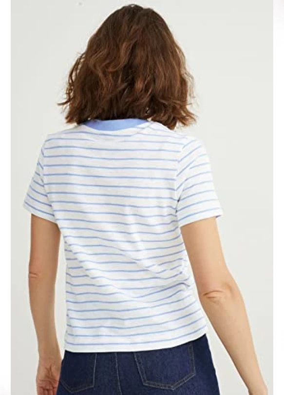 3_Camiseta de manga corta para mujer C&A.