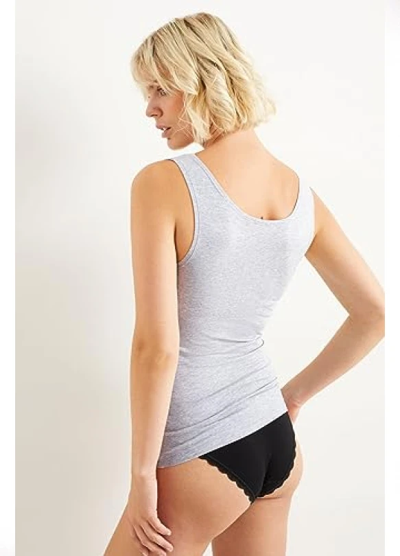 2_Pack de 2 Camisetas Interiores Mujer C&A