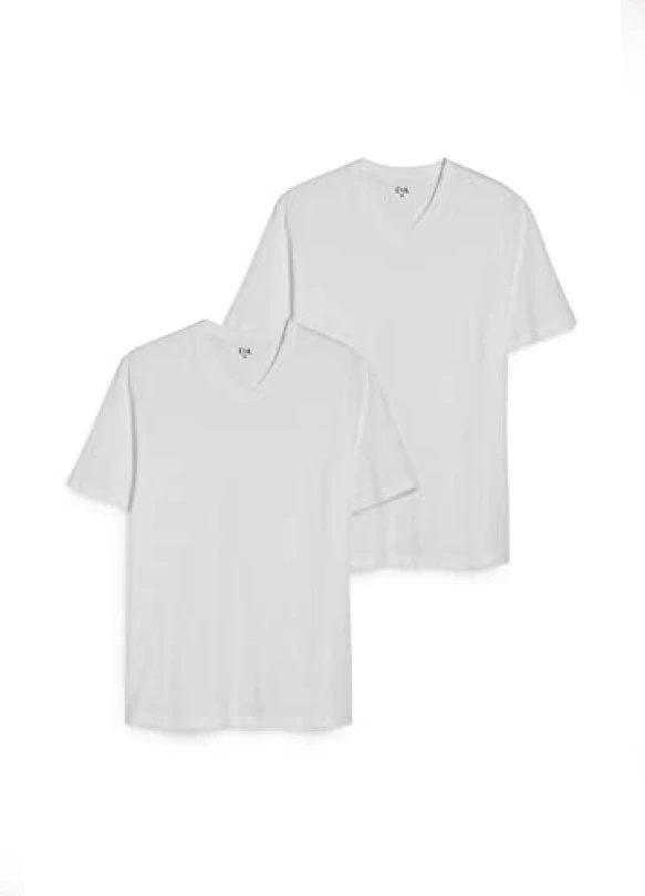 main_image_Pack de 2 camisetas interiores para hombre de C&A a precio único