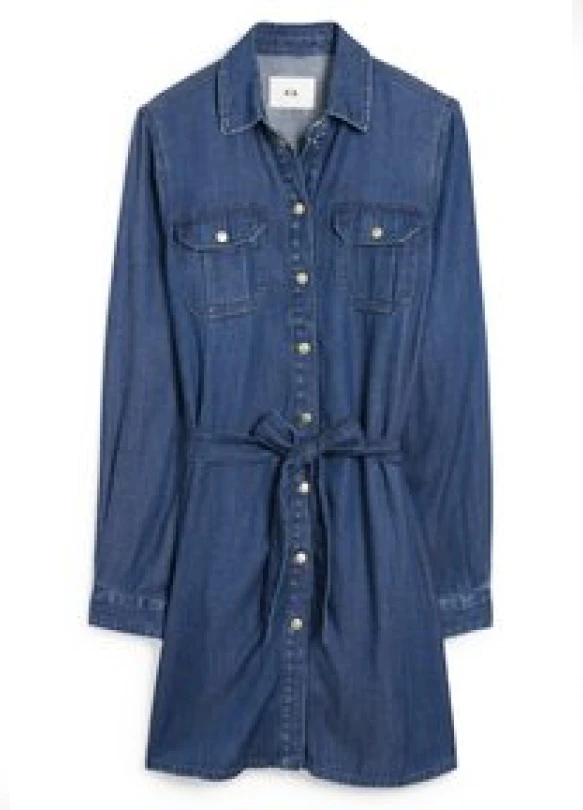3_Vestido vaquero - denim blue