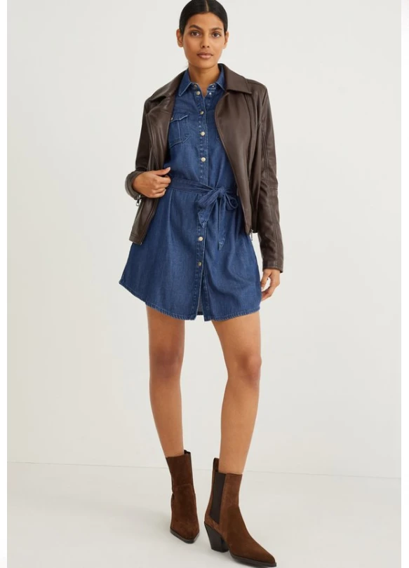 1_Vestido vaquero - denim blue