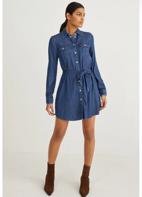 main_image_Vestido vaquero - denim blue