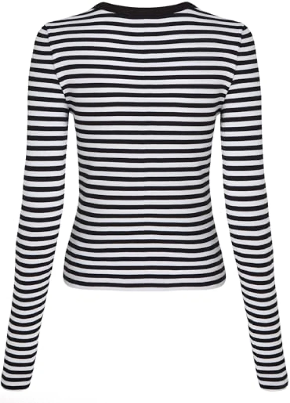 5_Camiseta de manga larga Calvin Klein con cuello redondo.
