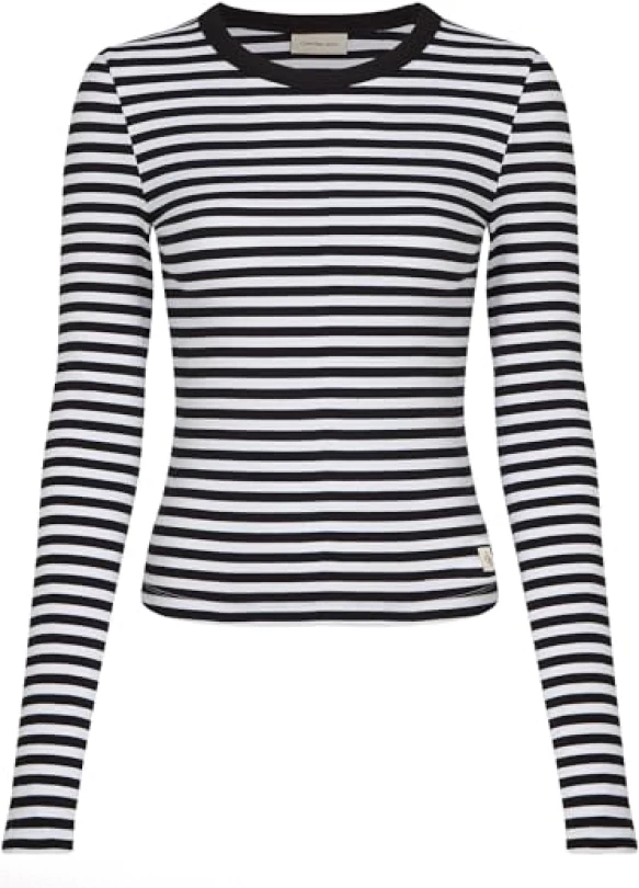4_Camiseta de manga larga Calvin Klein con cuello redondo.