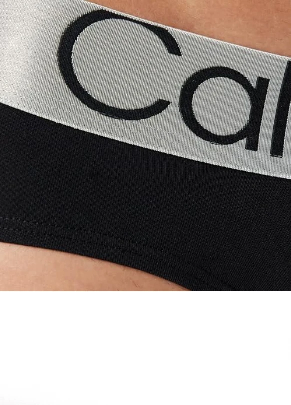 2_Pack de 3 slips Calvin Klein para hombre
