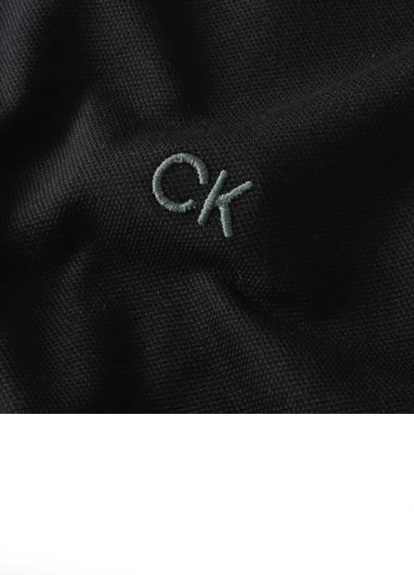 2_Polo de golf Calvin Klein para hombre, tacto suave en camuflaje