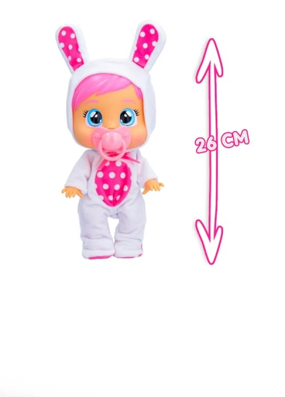 2_🖤 Bebes Llorones Loving Care Coney, Muñeca Bebé Que Llora Lágrimas de Verdad con Pijama y 3 Accesorios