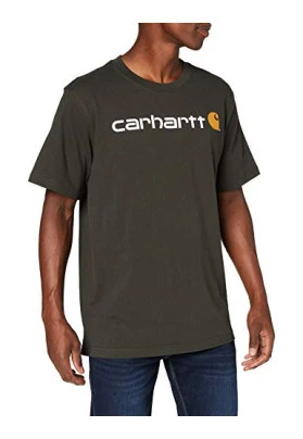 Camiseta de trabajo Carhartt Core Logo de manga corta para hombre
