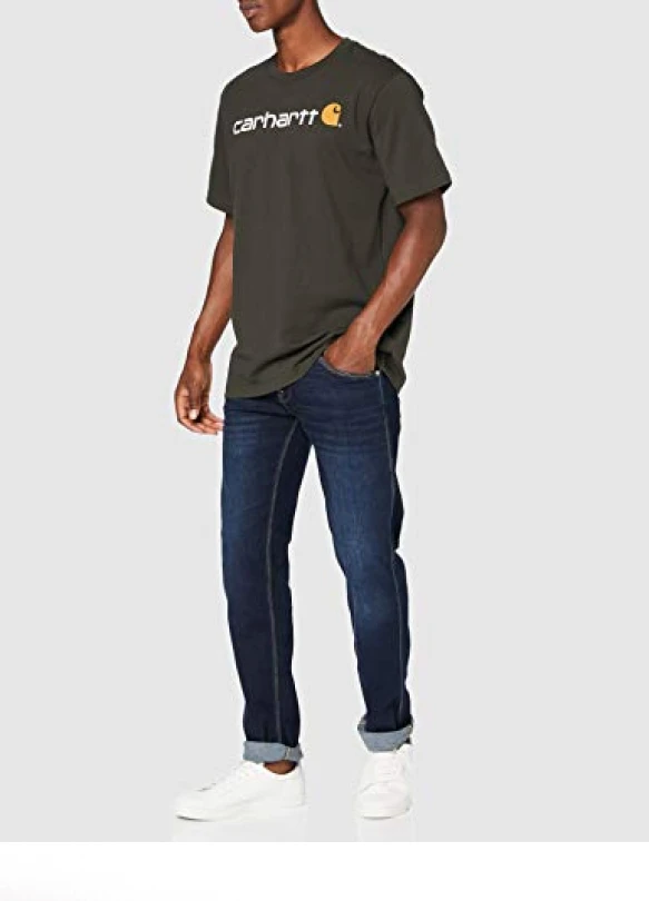 1_Camiseta de trabajo Carhartt Core Logo de manga corta para hombre