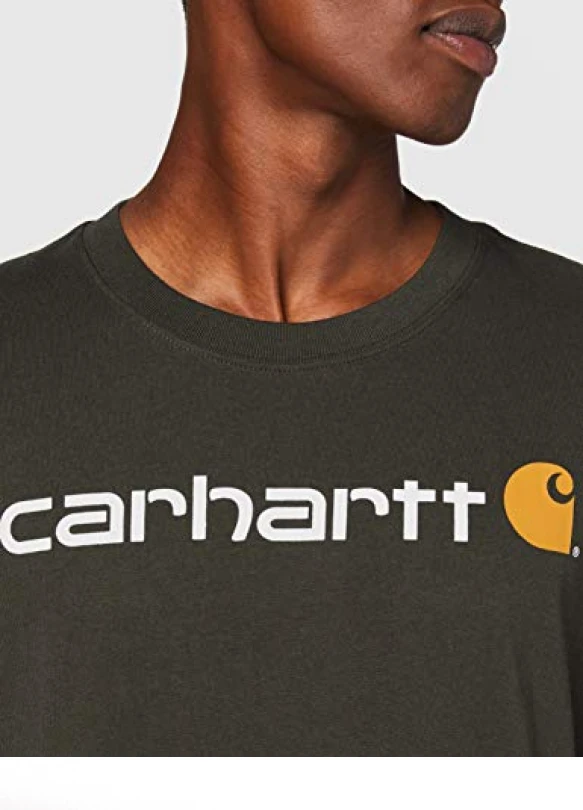 2_Camiseta de trabajo Carhartt Core Logo de manga corta para hombre
