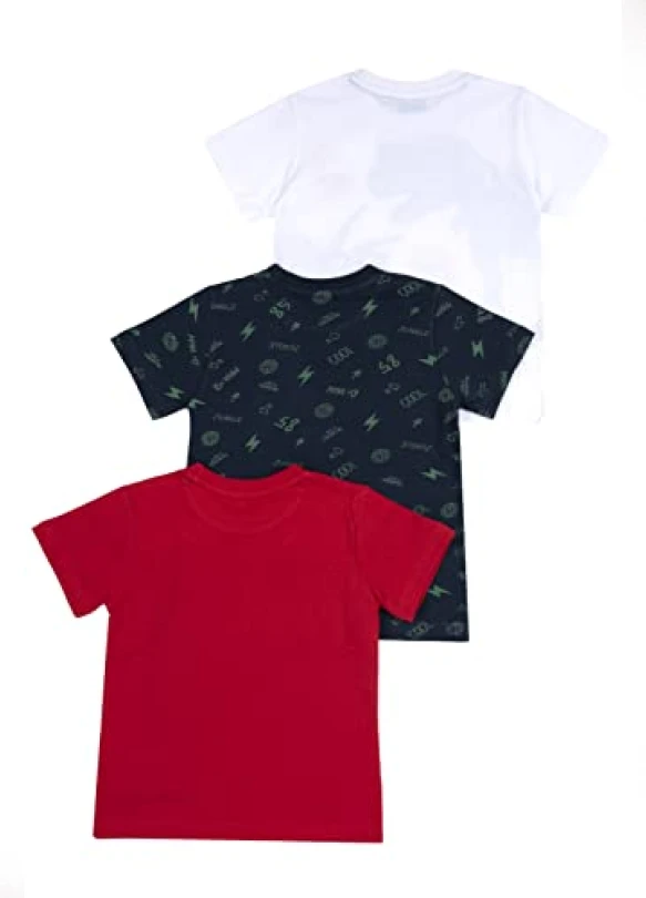 1_Pack de 3 camisetas de algodón Chicco para niños