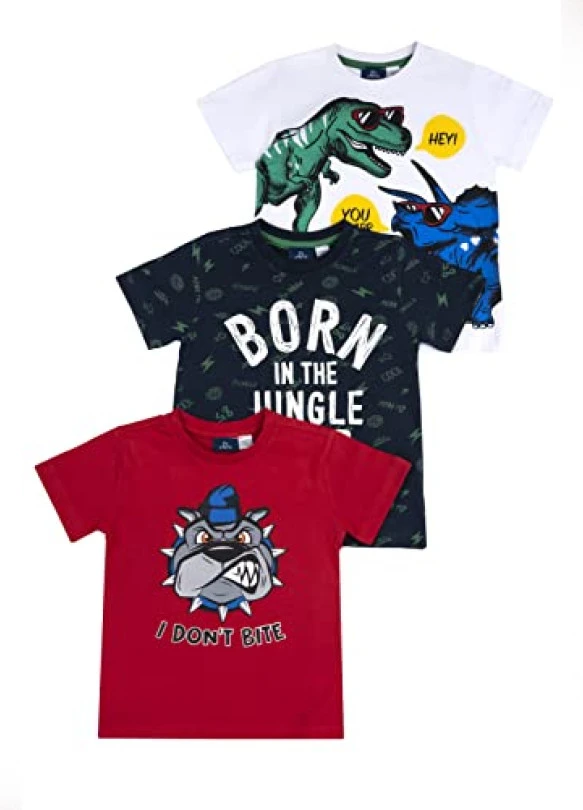 main_image_Pack de 3 camisetas de algodón Chicco para niños