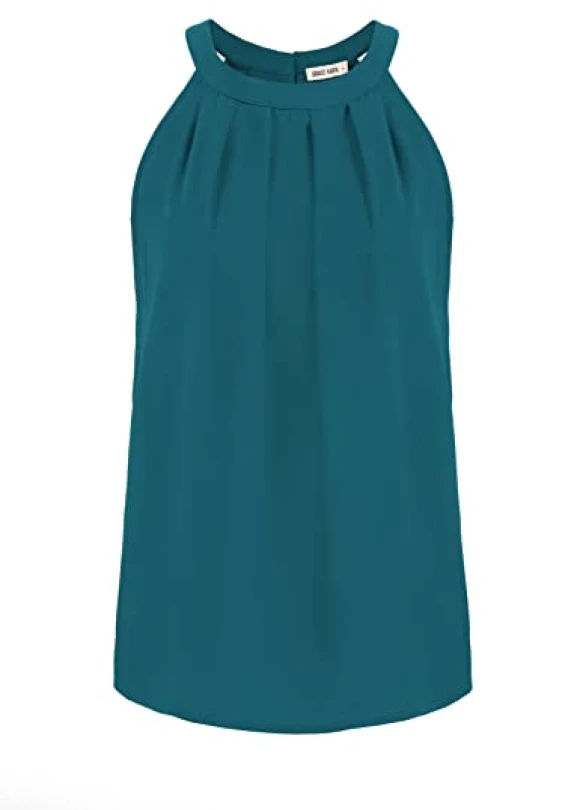 5_Top de Cuello Halter GRACE KARIN sin Mangas para Mujer