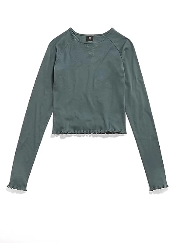 4_Top para mujer G-Star RAW Cropped baby sis raglan r t ls wmn