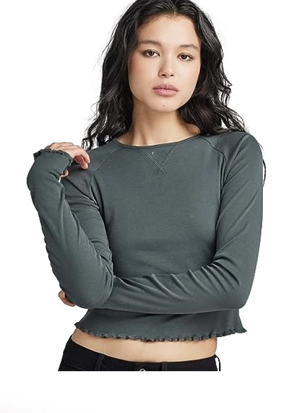 2_Top para mujer G-Star RAW Cropped baby sis raglan r t ls wmn